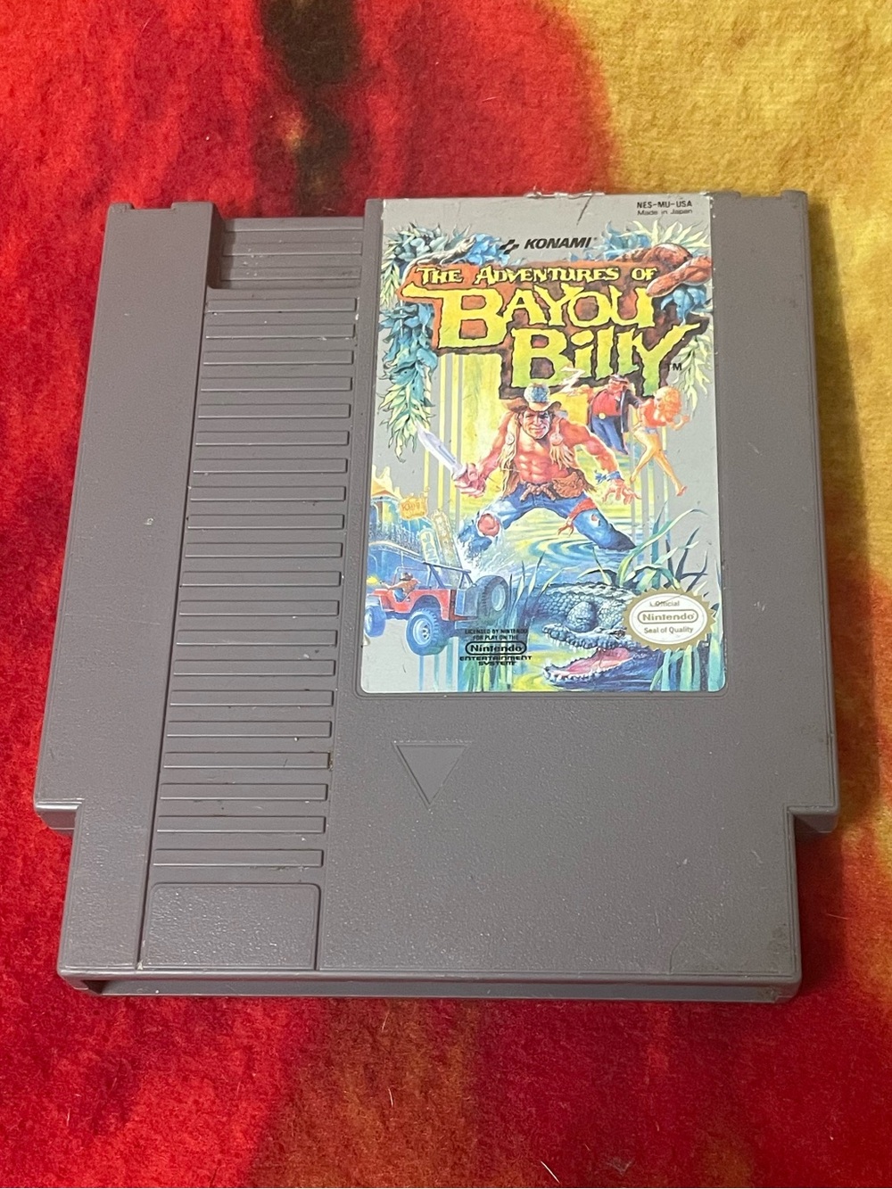 NINTENDO-Entertainment System THE ADVENTURES OF BAYOU BILLY cartridge video game